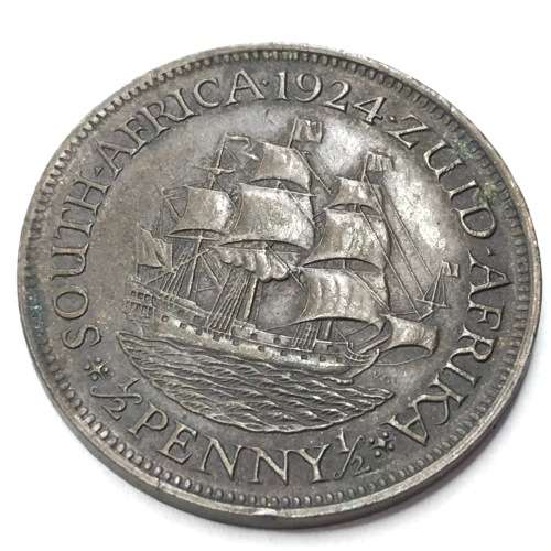 1924 SA Union half penny EF