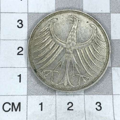 1951 G German Federal Rep. 5 mark - aXF