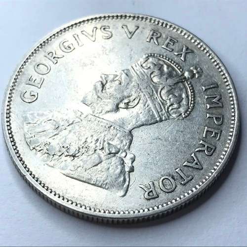 1933 South Africa half crown - VF