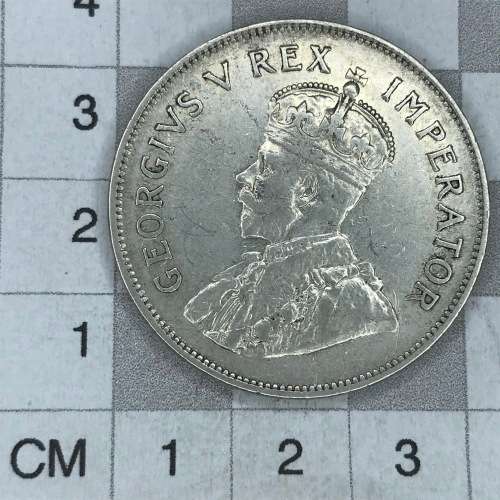 1933 South Africa half crown - VF