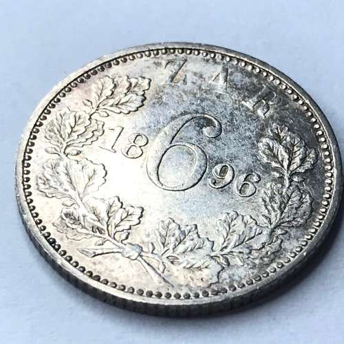 1896 ZAR Kruger 6d - Some marks