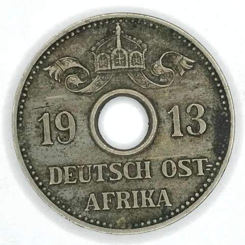 1913 German East Africa 5 Heller - aXF