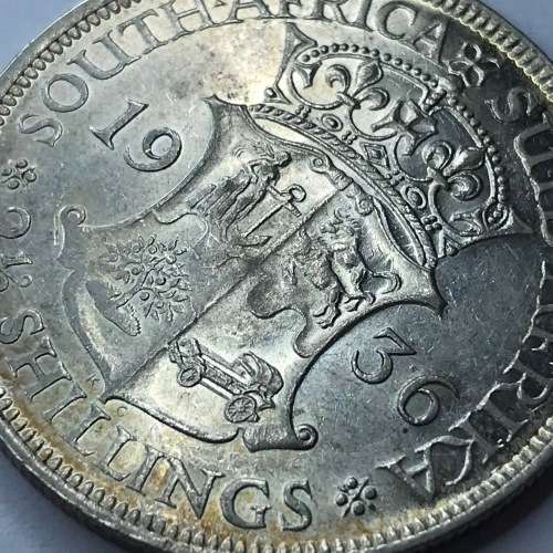1936 SA Union Half Crown - EF+