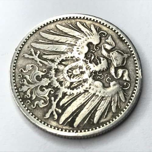 1913 G Germany Reich 1 Mark - VF - SCARCE