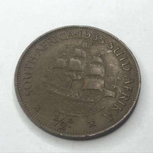1935 SA Union Half Penny - EF