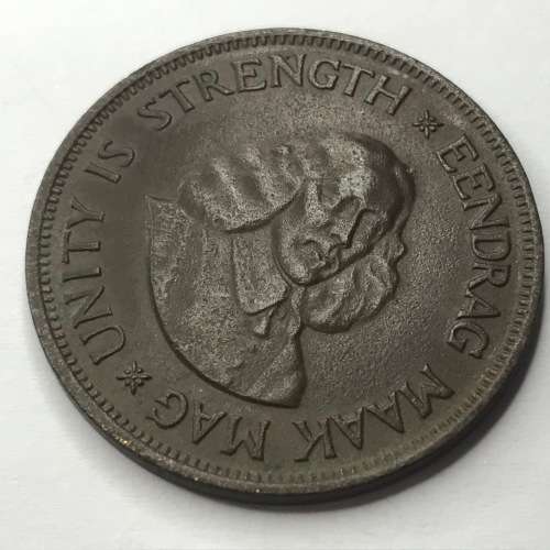 1963 RSA Bronze 1c copper - Dark brown