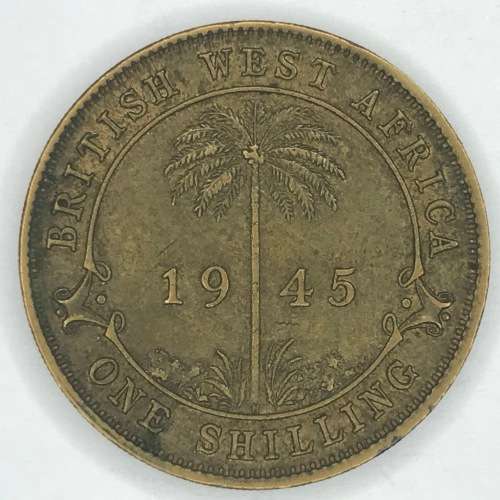 1945 h British West Africa Shilling - XF