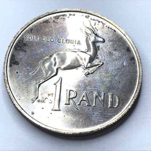 1967 RSA silver R1 - looks proof - variety gap between left front leg and body