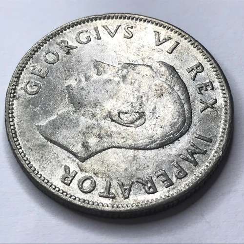 1944SA Union Half Crown with something wrong weighs only 11.9g