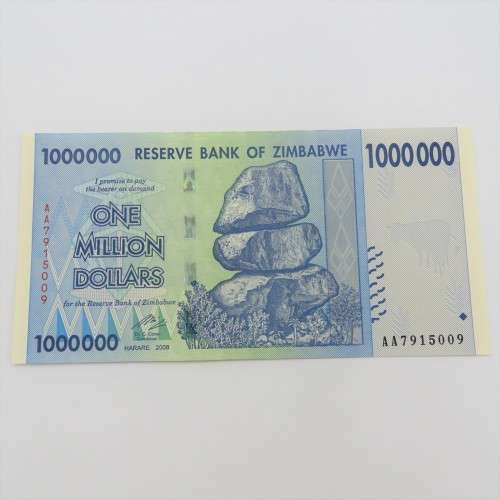 Zimbabwe $1000000 - Harare 2008 uncirculated ZW 113