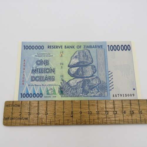 Zimbabwe $1000000 - Harare 2008 uncirculated ZW 113
