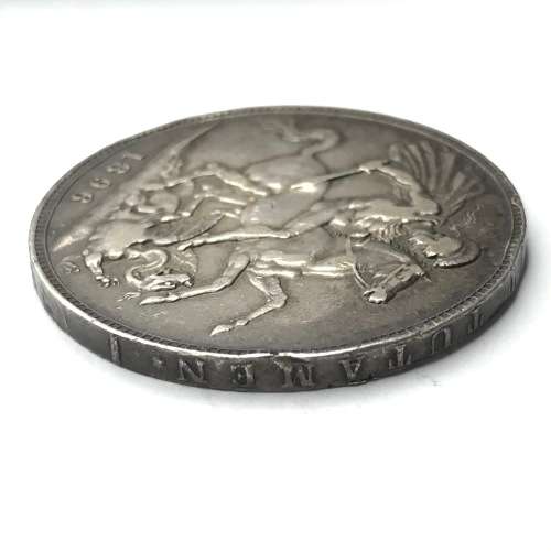1896 LIX British crown Nice condition with some rim bumps - Very hard to get