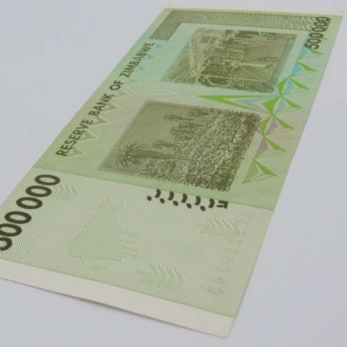 Zimbabwe $ 500 000 - Harare 2008 uncirculated - Lot of 3 with numbers AA, AB and AC ZW 112