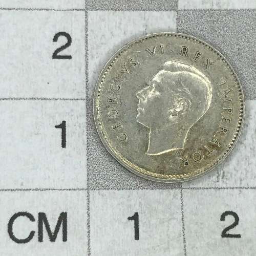1943 SA Union Threepence 3d - AU