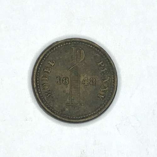 1848 British Model Penny