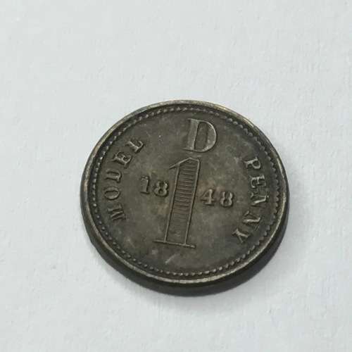 1848 British Model Penny