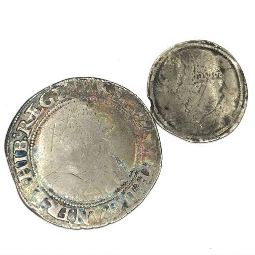 4 Elizabeth i coins from late - Very scarce