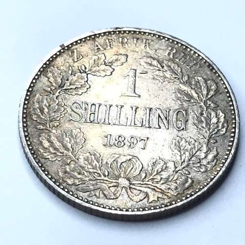 1897 ZAR Kruger Shilling in - VF
