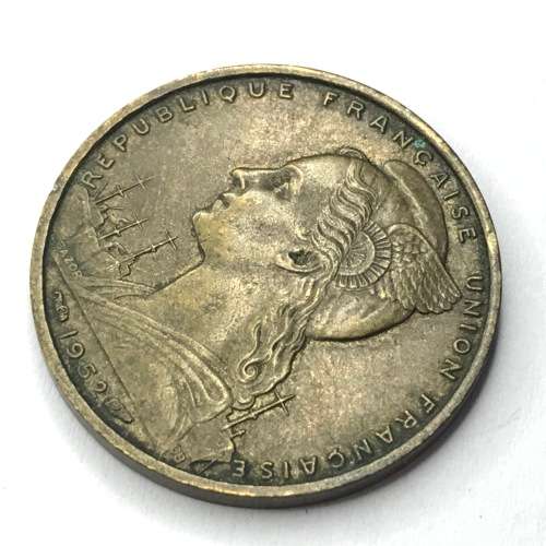 1952 French Somaliland 20 Francs - AU+