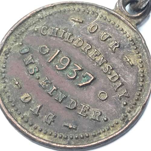 1937 Children`s day medallion - very scarce