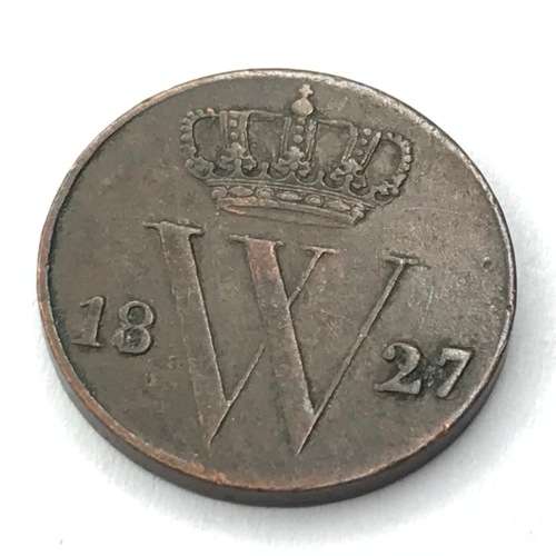 1927 Kingdom of the Netherlands half cent - aXF