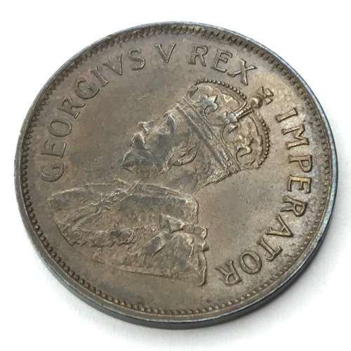 1935 South Africa half penny -