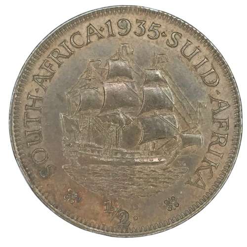 1935 South Africa Half Penny - EF