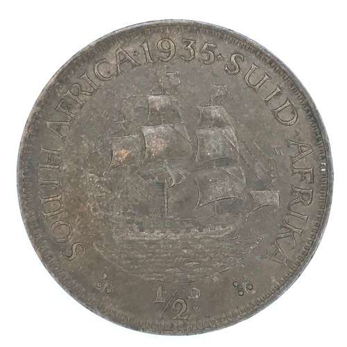 1935 SA Union Half Penny - AU