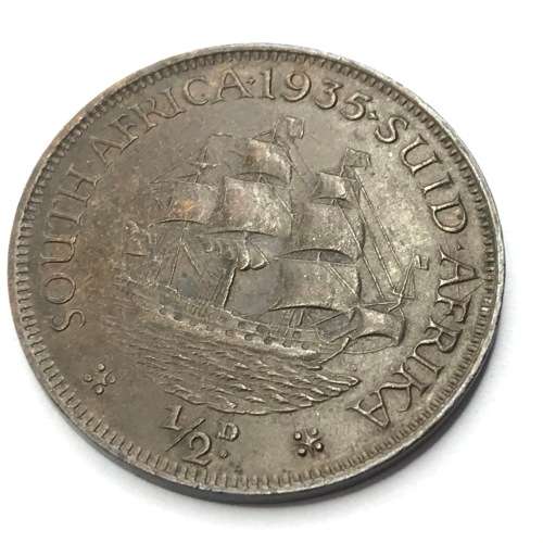 1935 SA Union Half Penny - AU