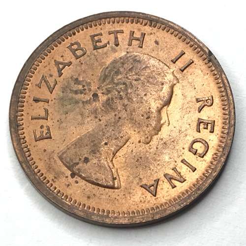 1955 SA Union Farthing - UNC