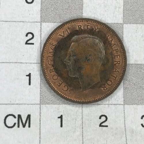 1942 SA Union Farthing  - UNC - yellow variety