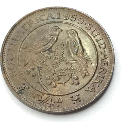 1950 SA Union Farthing - UNC