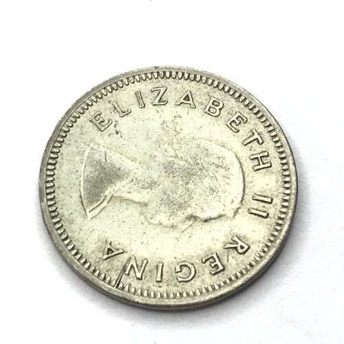 1953 SA Union Threepence - Mint Error