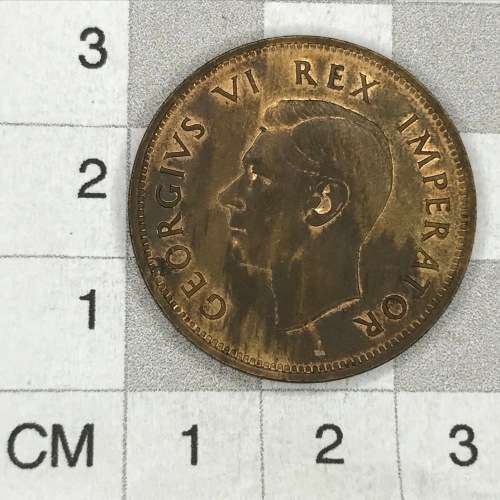 1940 SA Union Half Penny - AU+