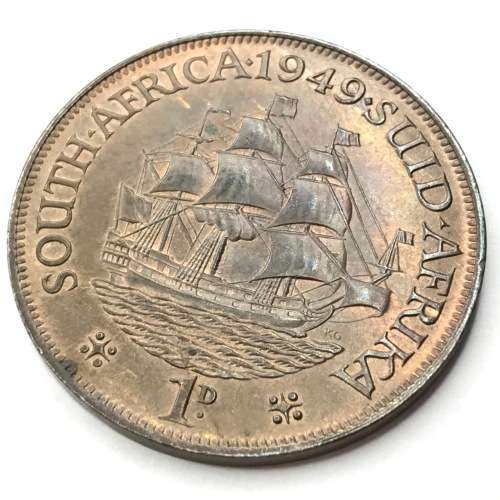 1949 SA Union Penny - proof