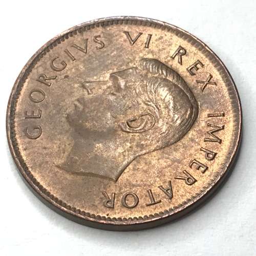 1943 SA Union Farthing - UNC