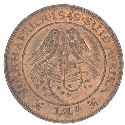1949 SA Union Farthing - UNC