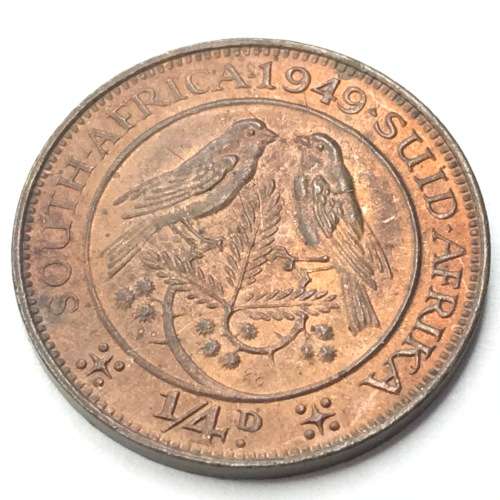 1949 SA Union Farthing - UNC