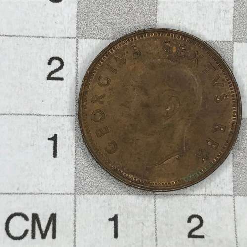 1950 SA Union Farthing with 9 berries instead of 10 - UNC