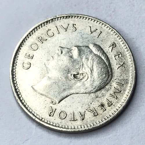 1946 SA Union Threepence tickey - AU+