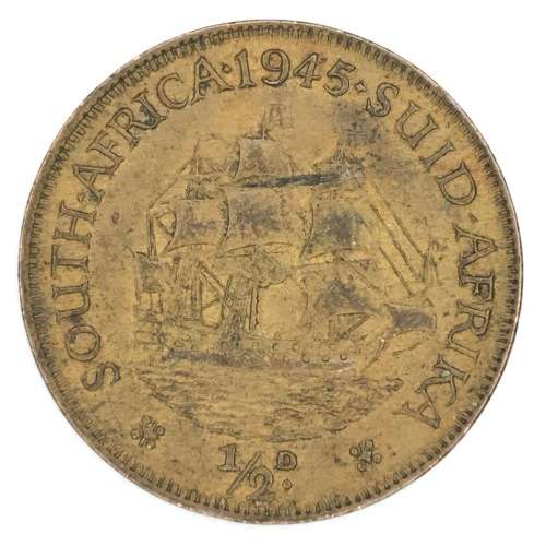 1945 SA Union Half Penny - AU