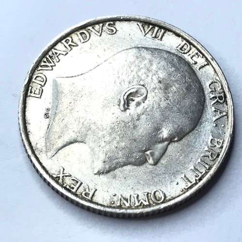 1925 British Shilling - Au with lustre