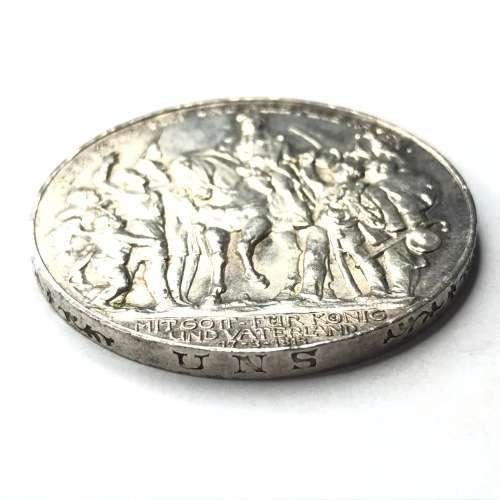 1913 German Prussia Drei Mark 100 years defeat of Napoleon - AU
