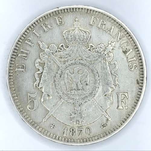 1870 France 5 Francs