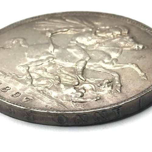 1897 British Crown LXI - AU