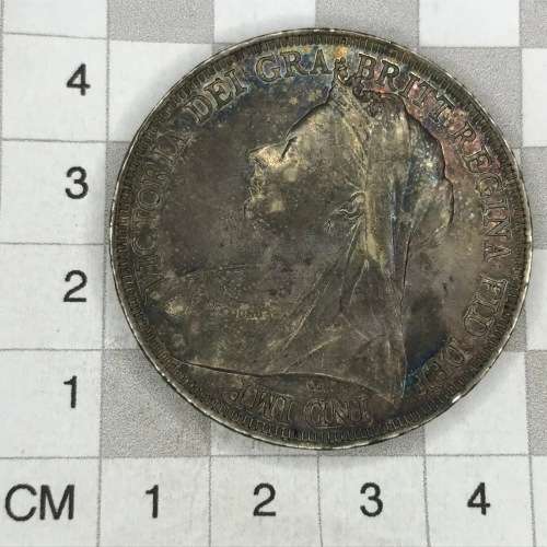 1897 British Crown LXI - AU