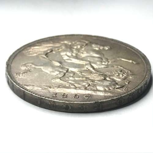 1897 British Crown LXI - AU