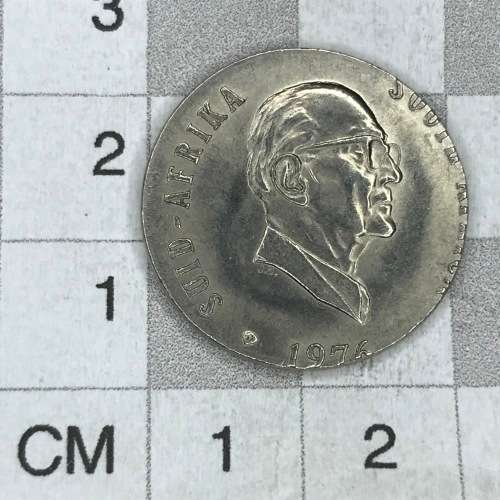 1976 RSA 20 c coin struck on 10 c planchet - ERROR