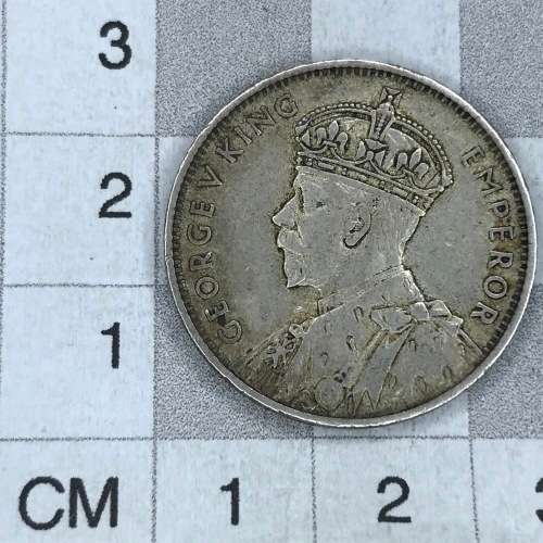 1934 Mauritius Half Rupee - XF+