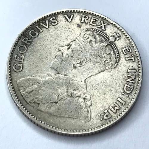 1911 Canada silver 25 cents